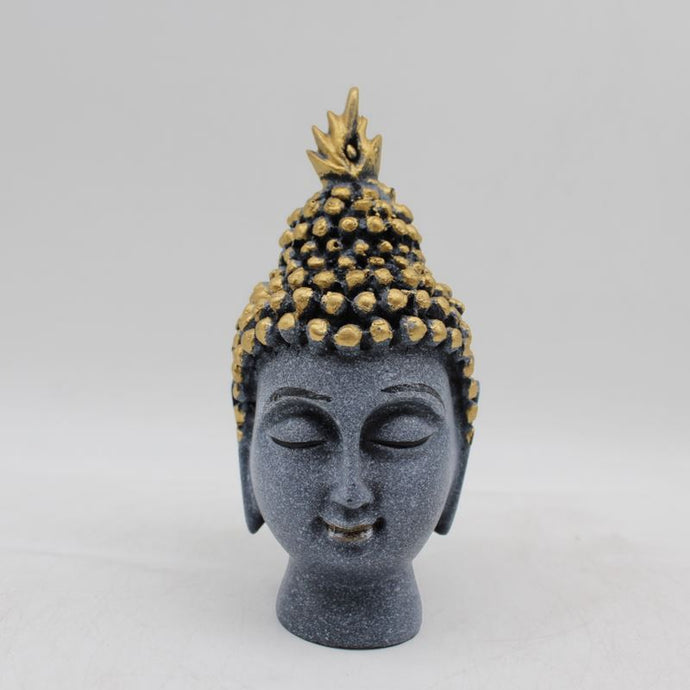 Buddha buddh buddha sitting medium Showpiece Grey