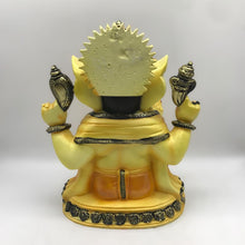 Load image into Gallery viewer, Ganesh Ganesha Ganpati Ganapati Hindu God Hindu God Ganesh fiber idol,FancyYellow