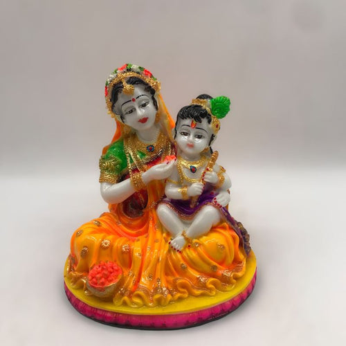 Lord Krishna Kanha Balgopal Shyam Madhava Murari Mohan Statue decoreMulti Color