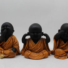 Load image into Gallery viewer, Buddha Sitting Medium,showpiece, Buddha, Baby buddha God Gift Orange