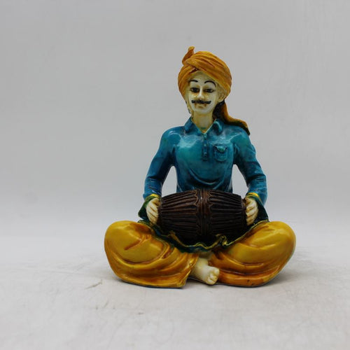 Rajasthani boy,Rajasthani man,Musician man Rajasthani statue, idol Multi color