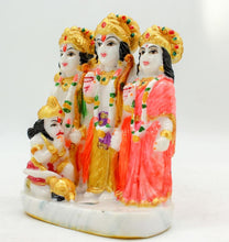 Load image into Gallery viewer, Lord Ram Parivar Ram Family Statue Idol/ God Ram,Sita,Laxman &amp; Hanuman idol/ Ram family &amp; Hanuman.