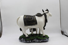 Load image into Gallery viewer, Kamdhenu Cow Gau Mata,Nandi cow Statue Kamdhenu Hindu God For Home Decor White