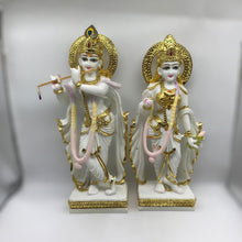 Load image into Gallery viewer, Radha Krishna,Radha Kanha Statue,for Home,office,temple,diwali Pooja White