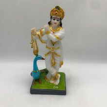 Load image into Gallery viewer, Lord Krishna Kanha Balgopal Shyam Madhava Murari Mohan Statue decoreWhite