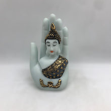 Load image into Gallery viewer, Buddha buddh buddha sitting medium Showpiece Home decore White
