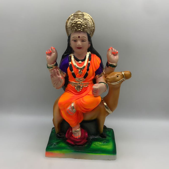 Ambe maa,Ambaji, Durga ma, Bengali Durga ma statue,idol,murti Orange