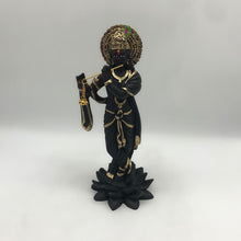 Load image into Gallery viewer, Lord Krishna Kanha Balgopal Shyam Madhava Murari Mohan Statue decoreBlack