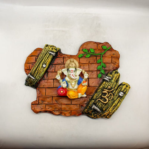 Ganesh Frame Ganesha Frame Ganpati Wall Frame Hanging Home Decore Multi color