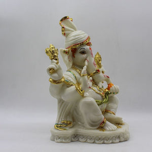 Indian Lord Ganesha Statue for Home & office decor, temple, diwali Pooja,Sitting statue of lord Ganesha