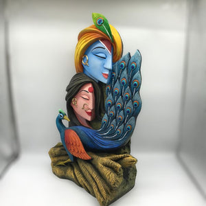 Radha Krishna,Radha Kanha Statue,for Home,office,temple,diwali Pooja Multi color