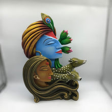 Load image into Gallery viewer, Radha Krishna,Radha Kanha Statue,for Home,office,temple,diwali Pooja Multi color