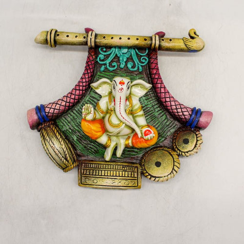 Ganesh Frame Ganesha Frame Ganpati Wall Frame Hanging Home Decore Multi color