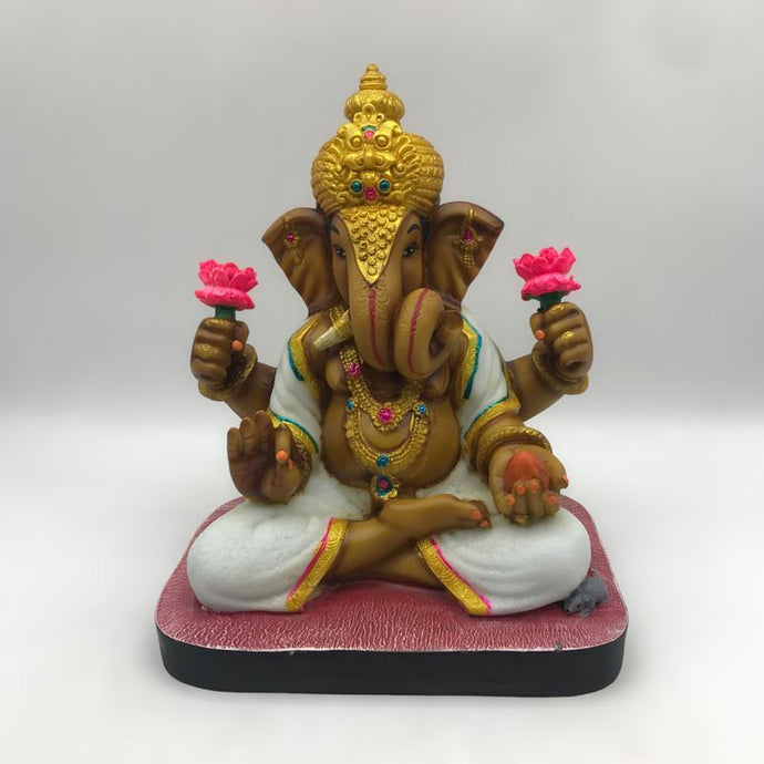 Ganesh Ganesha Ganpati Ganapati Hindu God Hindu God Ganesh fiber idol 1